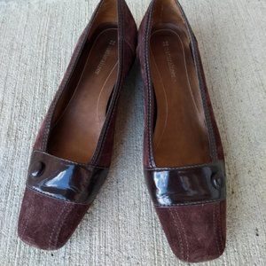 Ladies Brown Leather Naturalizer Slip On - Sz8